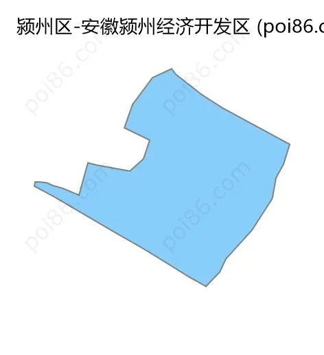 安徽颍州经济开发区边界地图