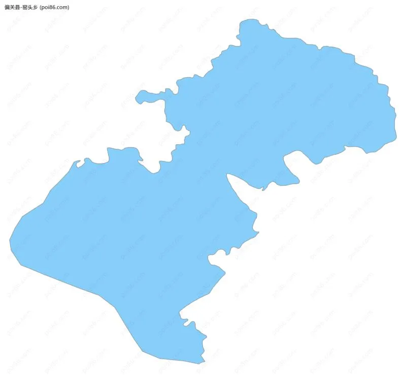 窑头乡边界地图