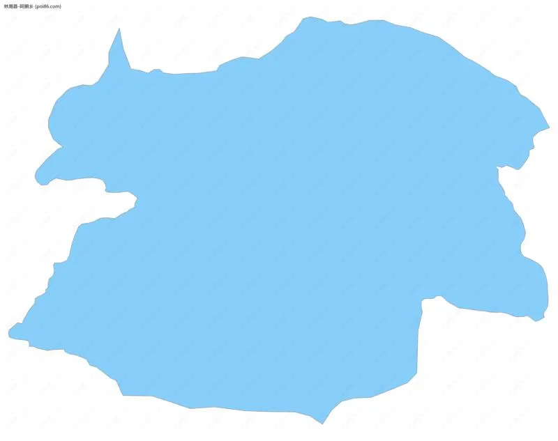 阿朗乡边界地图