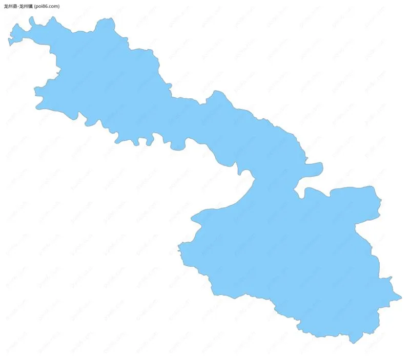 龙州镇边界地图