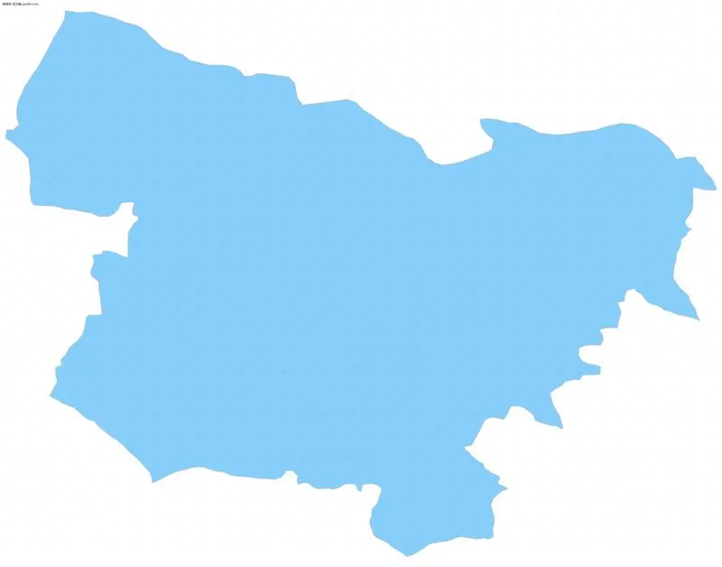 哲古镇边界地图
