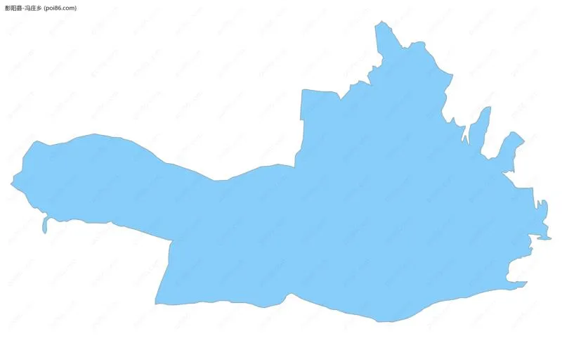 冯庄乡边界地图