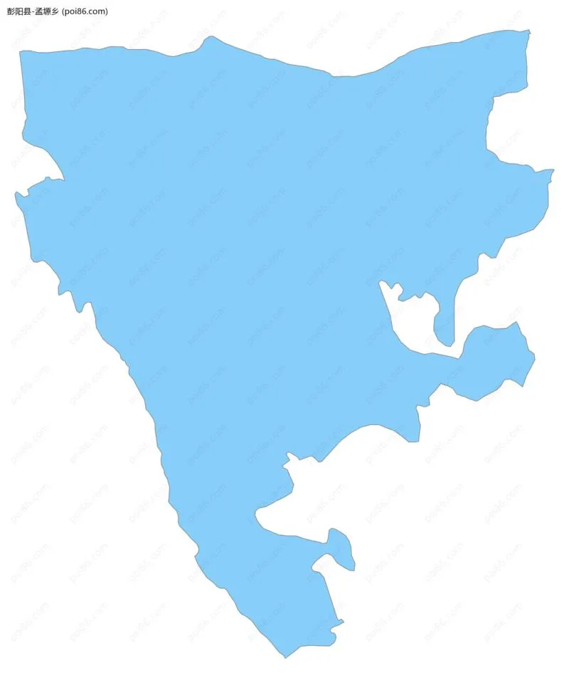 孟塬乡边界地图