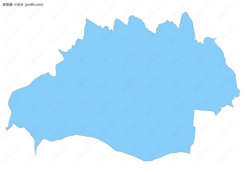 小岔乡边界地图