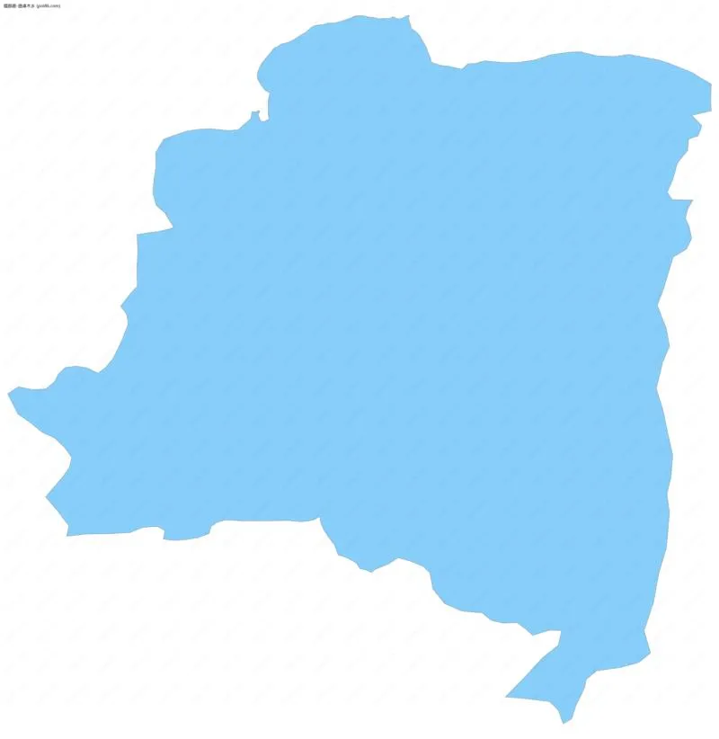 曲卓木乡边界地图