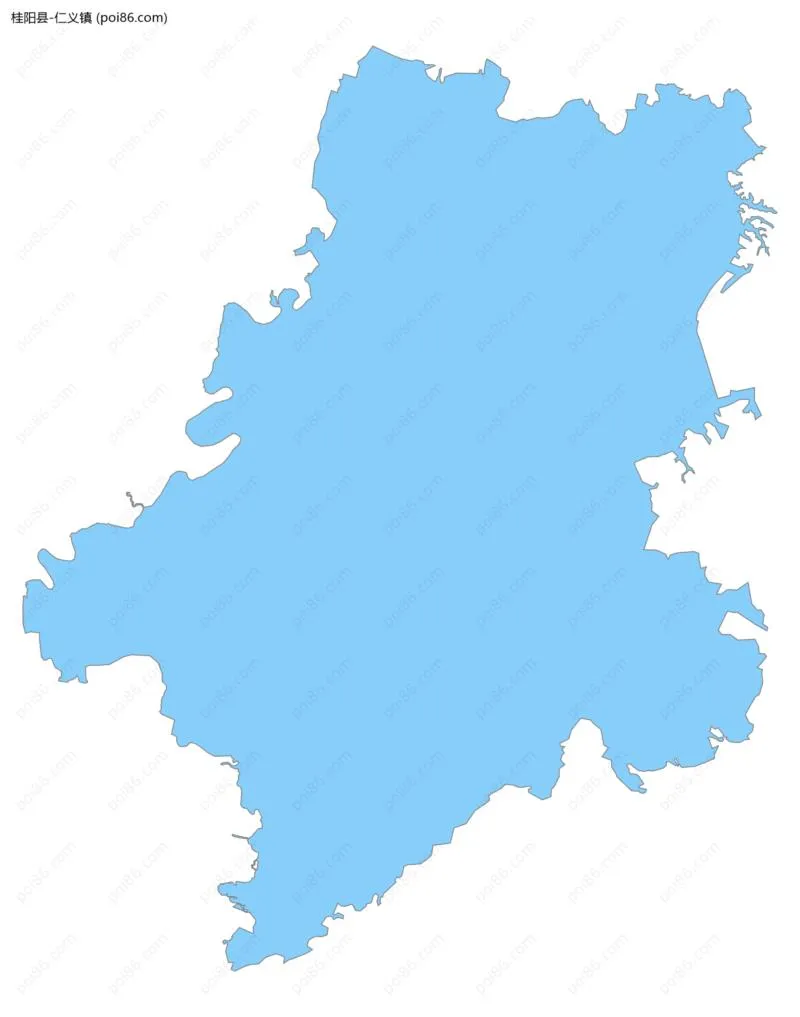 仁义镇边界地图