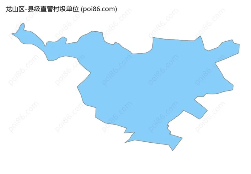 县级直管村级单位边界地图