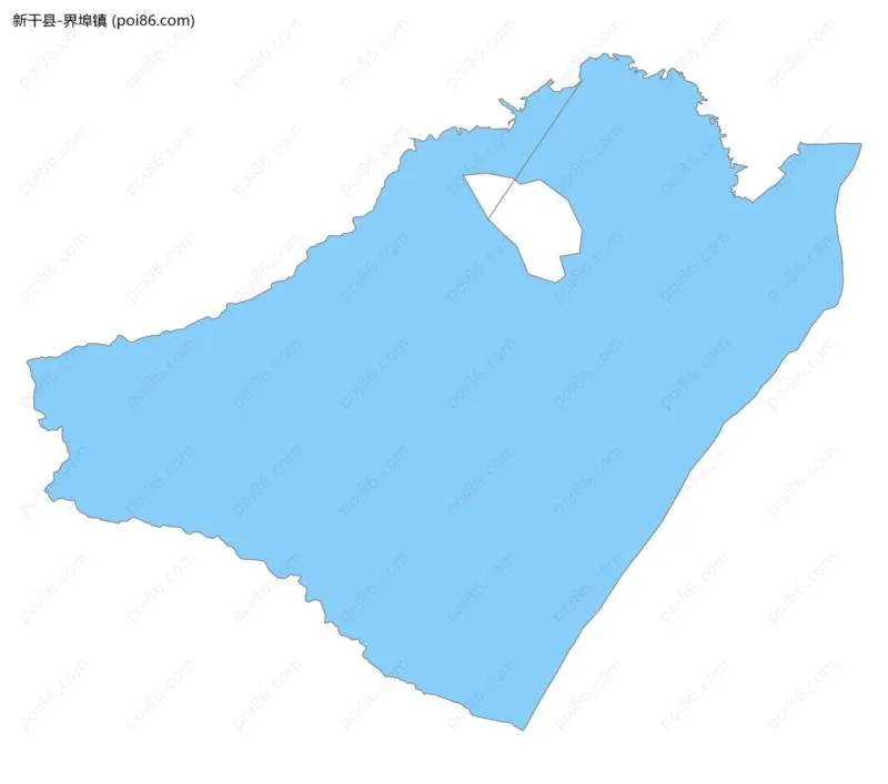 界埠镇边界地图