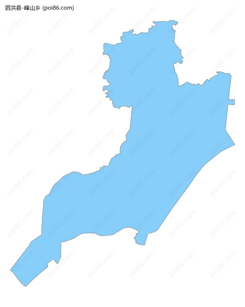 峰山乡边界地图