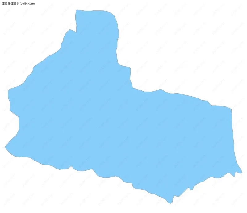 定结乡边界地图