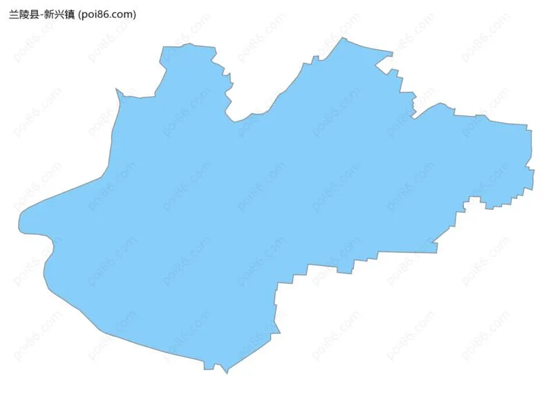 新兴镇边界地图