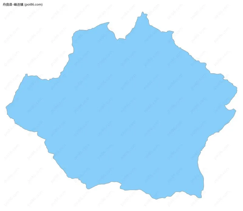 峰迭镇边界地图