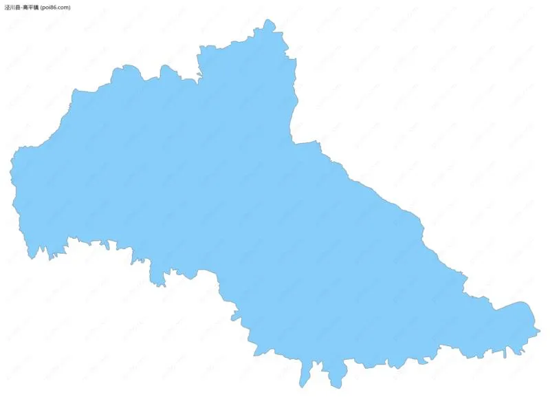 高平镇边界地图