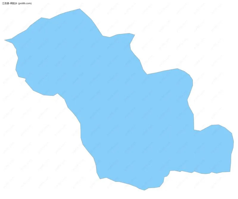 纳如乡边界地图