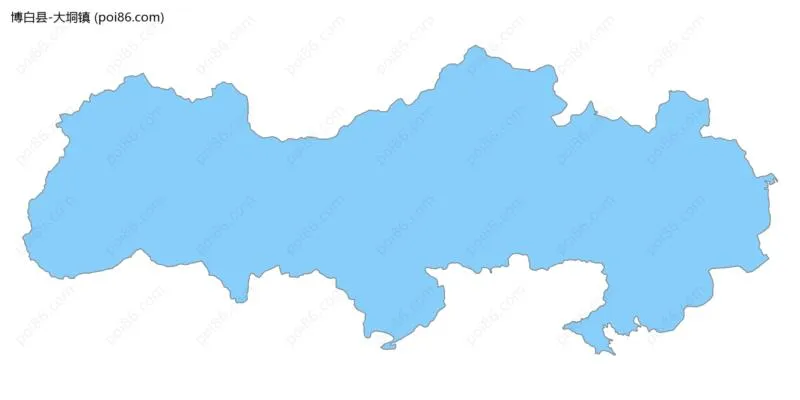 大垌镇边界地图