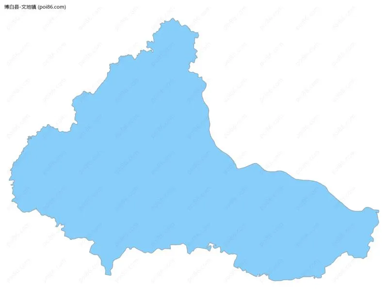 文地镇边界地图