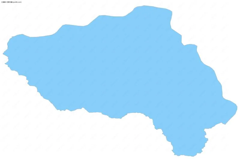 百草沟镇边界地图