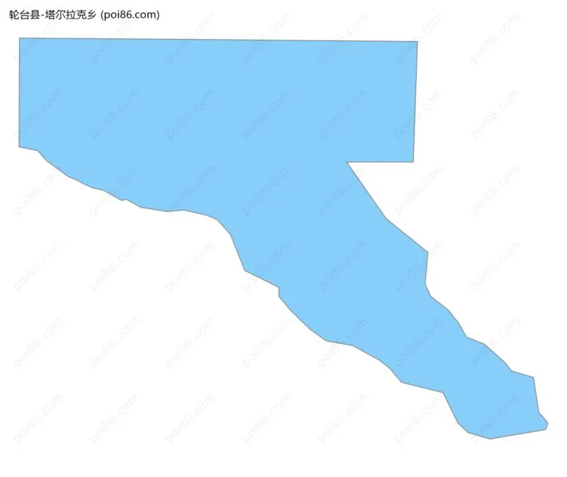 塔尔拉克乡边界地图