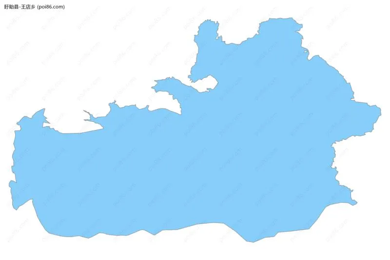 王店乡边界地图