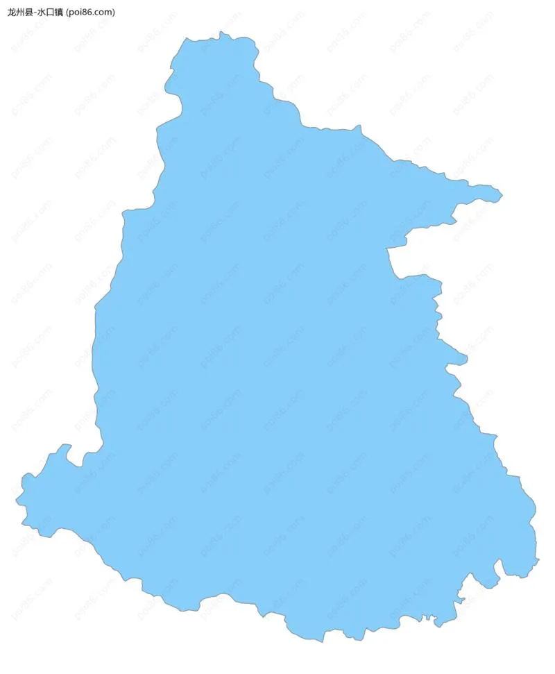 水口镇边界地图