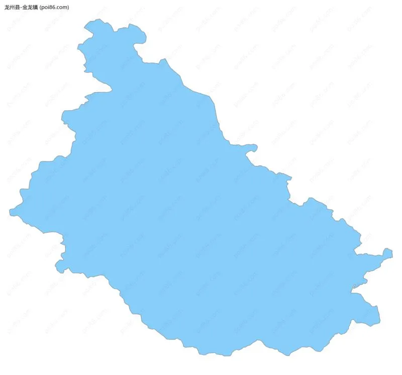 金龙镇边界地图