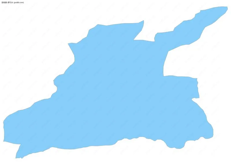 萨尔乡边界地图