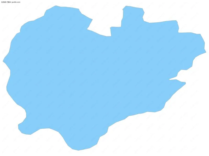 芒普乡边界地图