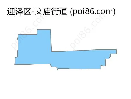 文庙街道边界地图