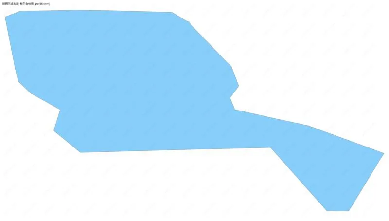 敖尔金牧场边界地图