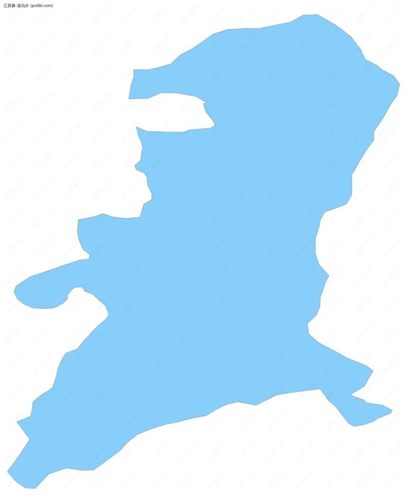 龙马乡边界地图