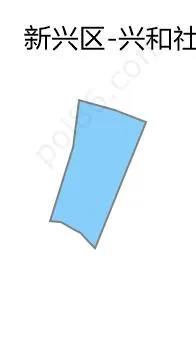 兴和社区服务站边界地图