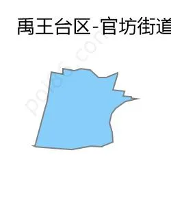 官坊街道边界地图