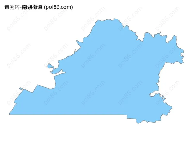 南湖街道边界地图