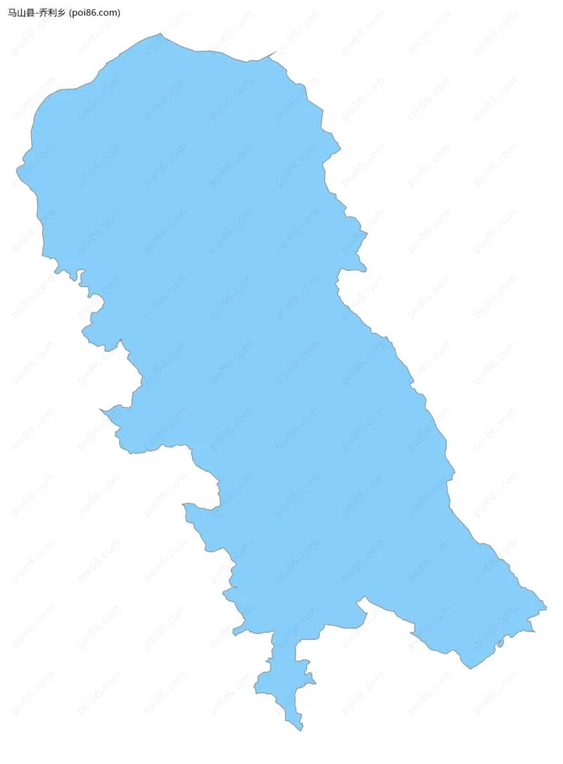 乔利乡边界地图