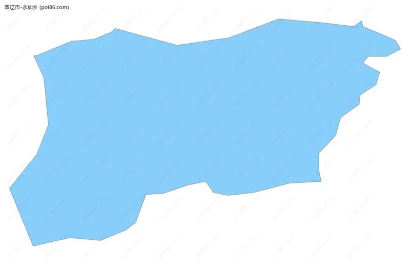 永加乡边界地图