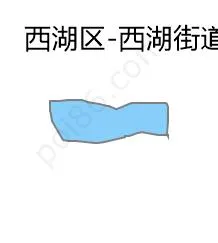 西湖街道边界地图