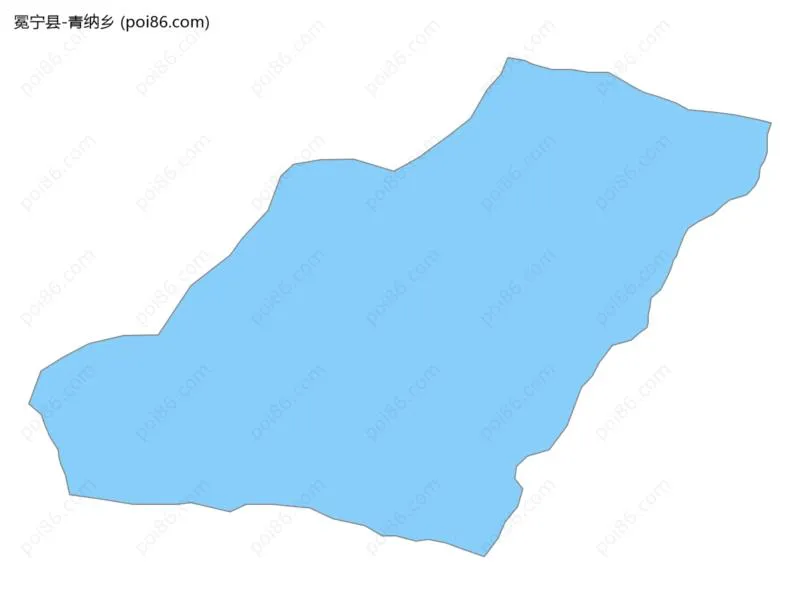 青纳乡边界地图