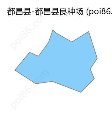 都昌县良种场边界地图