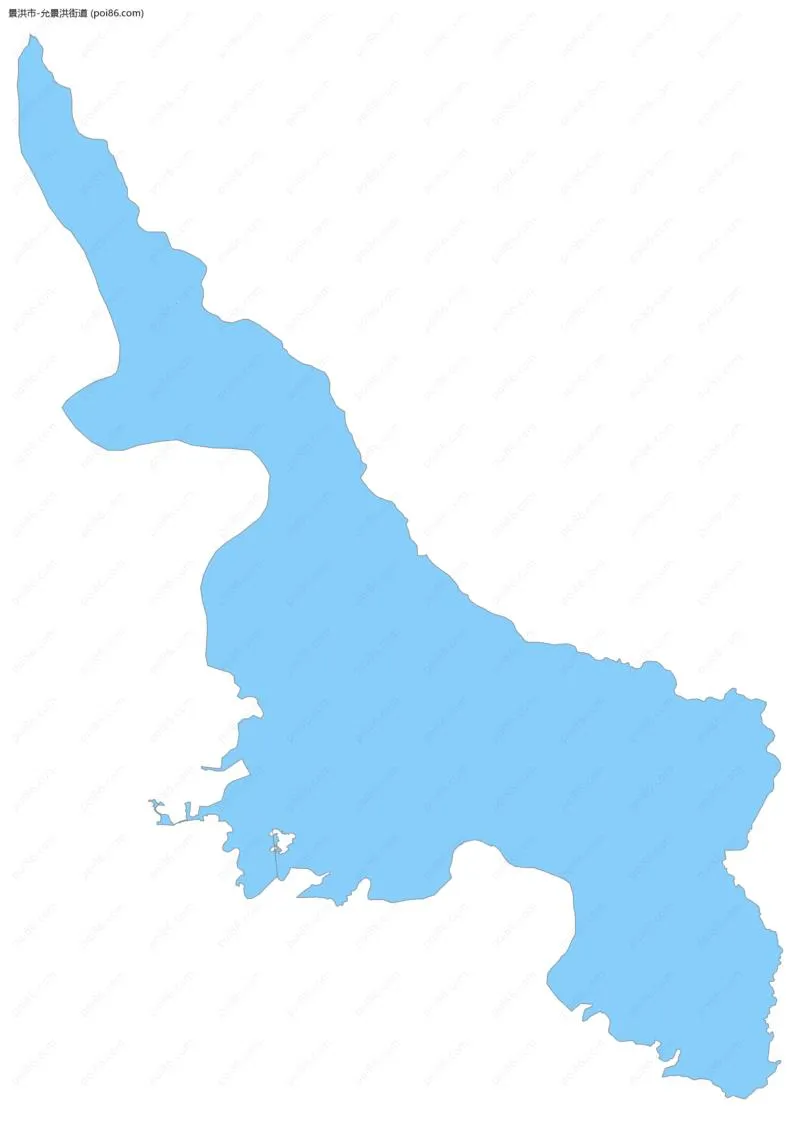 允景洪街道边界地图