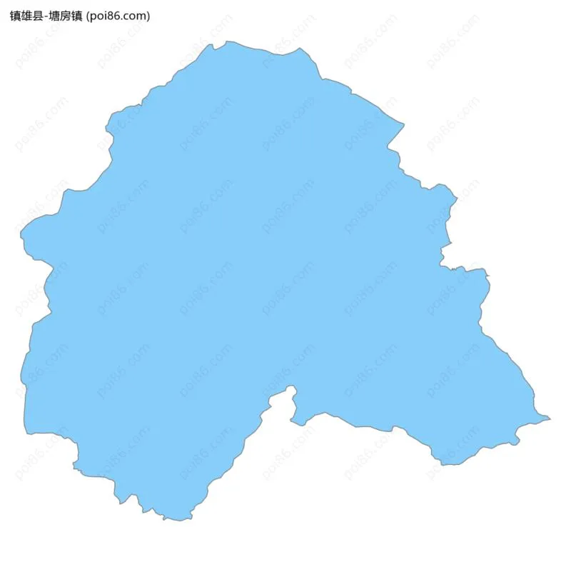 塘房镇边界地图