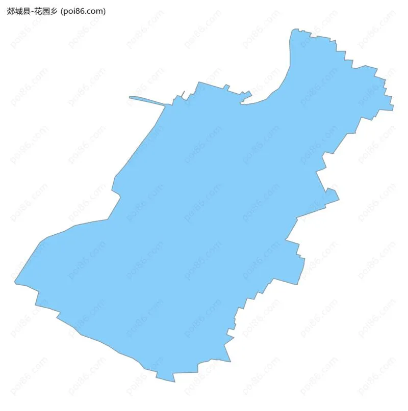 花园乡边界地图