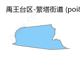 繁塔街道边界地图
