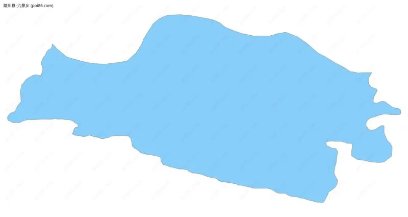 六泉乡边界地图