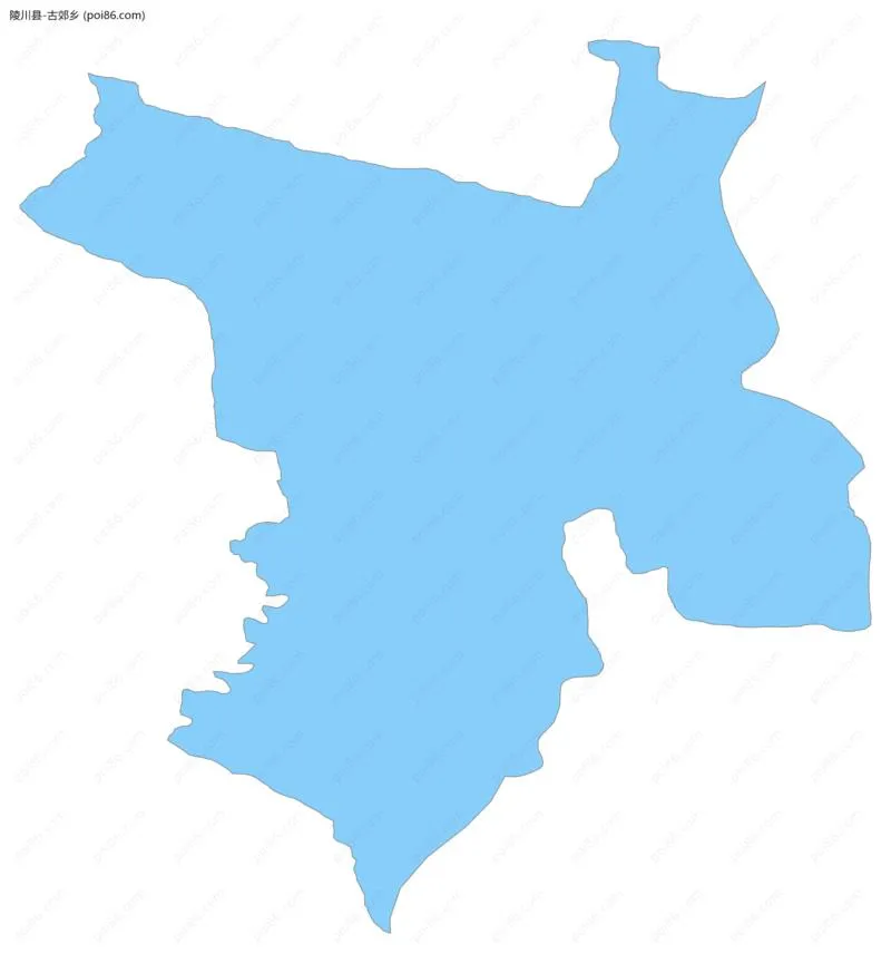 古郊乡边界地图