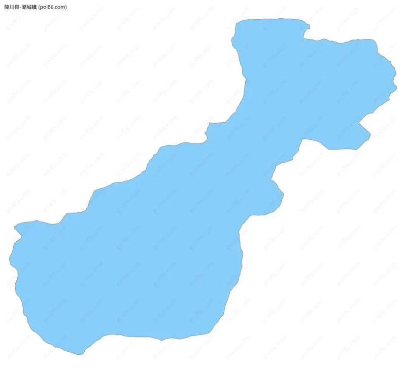 潞城镇边界地图