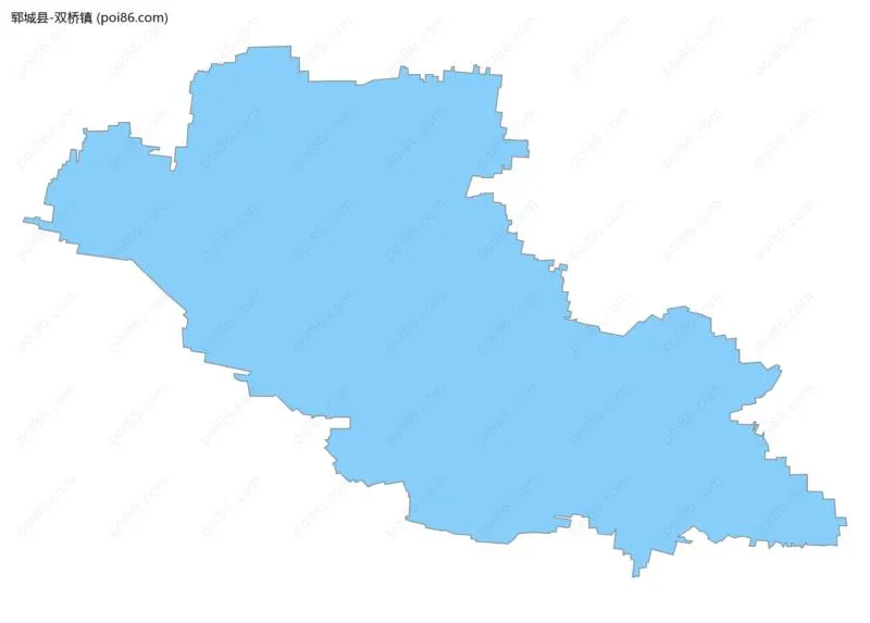 双桥镇边界地图