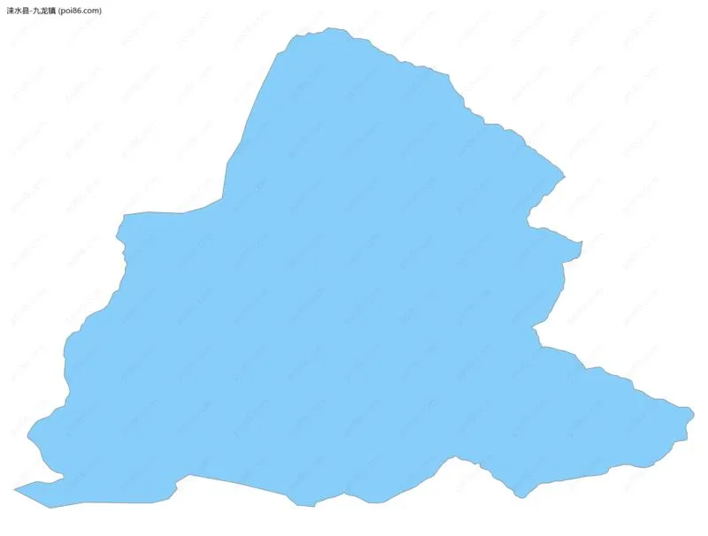 九龙镇边界地图