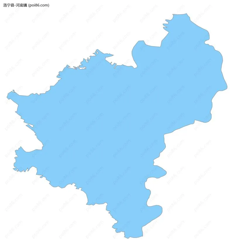 河底镇边界地图