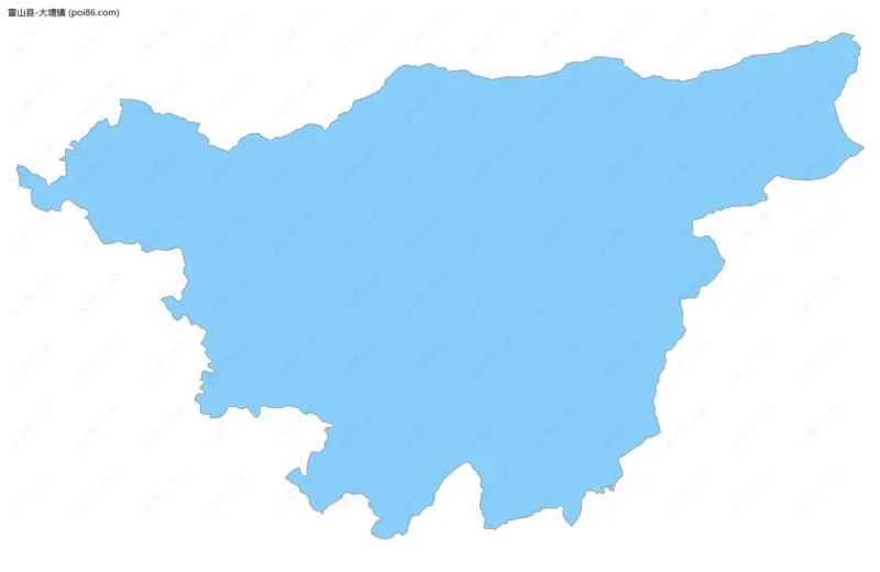 大塘镇边界地图