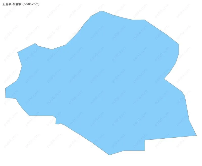 东雷乡边界地图